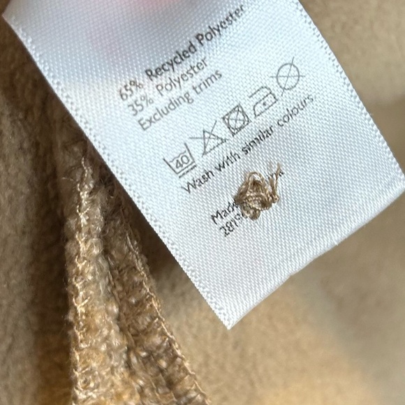 John Lewis Boucle Shacket Jacket Tan - Picture 6 of 6